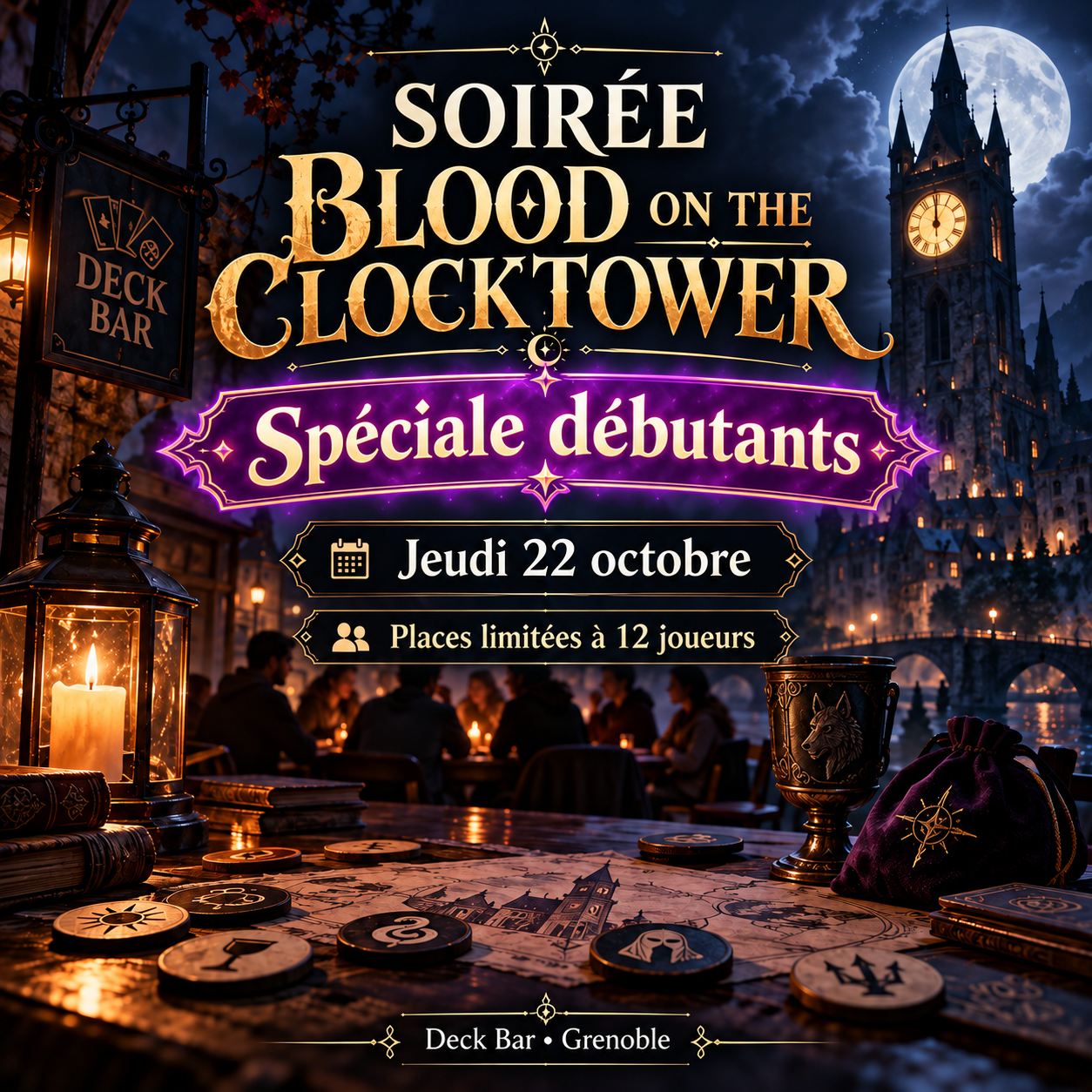 Blood on the Clocktower - Réservée aux Débutant